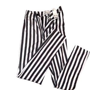 Urban Outfitters White Striped Pants